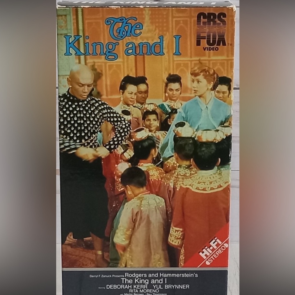 The King and I (1956) VHS Tape